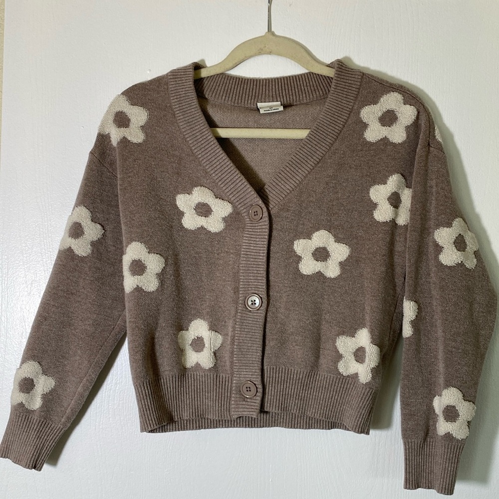 XS cropped cardigan sweater by Nikka K